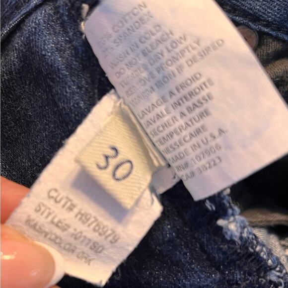 Vintage Hudson Womens Y2K Low Rise Bootcut Jeans Made in USA 30 - Picture 9 of 14